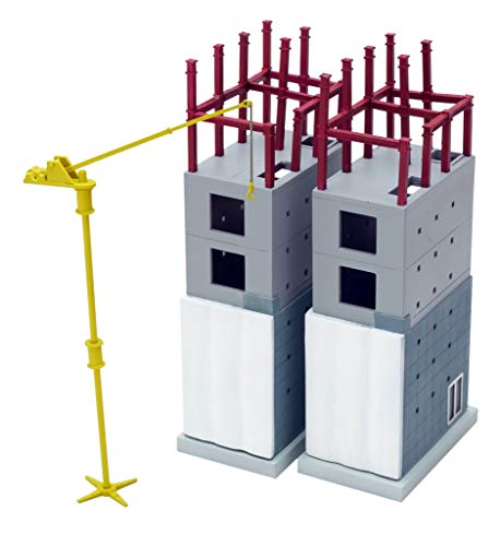 TomyTEC 301967 Modernes Hochhausgebäude im BAU Modellbausatz, Modellbauzubehör, Mehrfarbig von TomyTEC