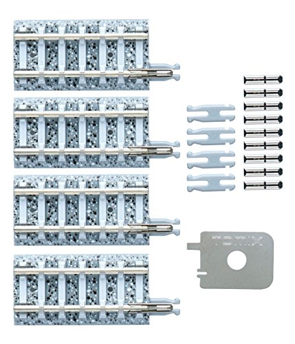 Tomytec 971530" 4 Übergangsgleise in Schotter Modellbausatz von TomyTEC