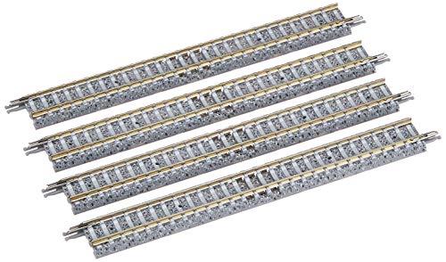 Tomytec 010111 - FineTrack, gerade Gleise, Modelleisenbahnzubehör, je 140 mm, 4 Stück von TomyTEC