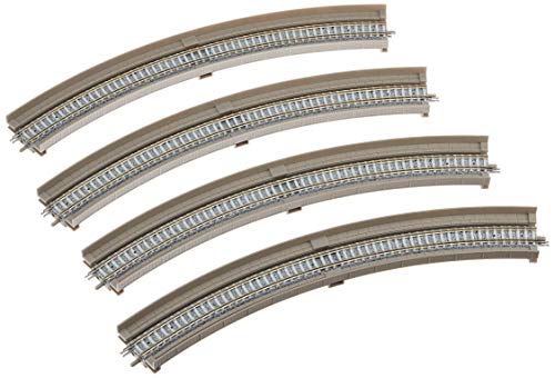 Tomytec 018742-4 Gleise, gebogen in Beton-Viaduktbettung, 45 Grad von TomyTEC