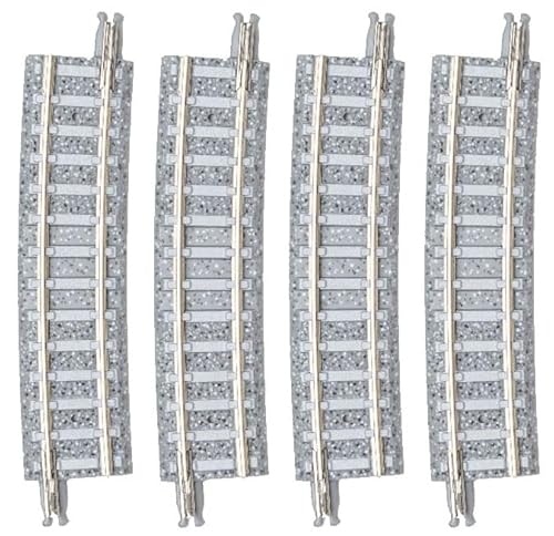 Tomytec - 4 Gleise, gebogen, in Schotterbetttung, 7,5°, R 541 mm - Modelleisenbahn Rollendes Material - Spur: N von TomyTEC