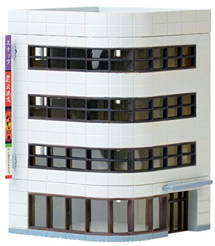Tomytec 293798 Eck-Bürohaus Modellbausatz, Modellbauzubehör, Mehrfarbig von TomyTEC