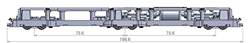 Tomytec 319054 Fahrgestell TM-LRT05, für Trams Typ 5100 Modellbausatz, Mehrfarbig von TomyTEC