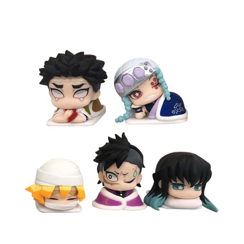 5 Stück Kimetsu No Yaiba Figur Set Himejima Gyomei/Uzui Tengen Mini Actionfigur PVC Modell Ornament Anime Sammlerstück Desktop Statue, 5cm 5 Stück Kimetsu No Yaiba Figur Set Himejima Gyomei/Uzui Tengen Mini Actionfigur PVC Modell Ornament Anime Sammlerstück Desktop Statue, 5cm von Tongyundacheng