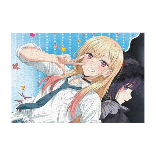 Anime Character Jigsaw, Kitagawa Marin/Kuroe Shizuku/Inui Sajuna Figur Poster, 200/300/500 Stück DIY Pädagogische Puzzles (Holz) von Tongyundacheng