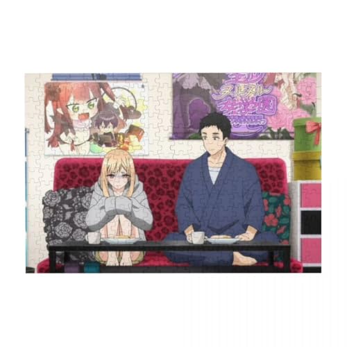 Anime Character Jigsaw, Kitagawa Marin/Kuroe Shizuku/Inui Sajuna Figur Poster, 200/300/500 Stück DIY Pädagogische Puzzles (Holz) von Tongyundacheng