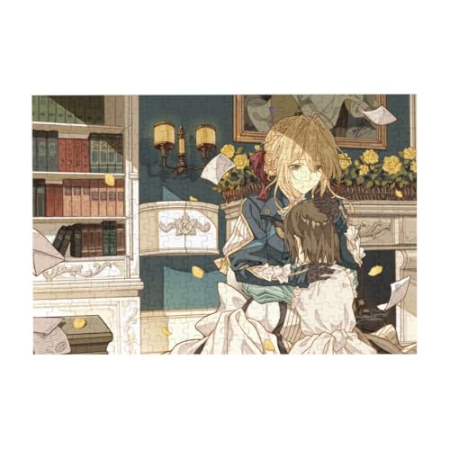 Anime Character Jigsaw, Violet Evergarden/Claudia Hodgins Figure Poster, 200/300/500 Pieces DIY Educational Jigsaws (Wooden) von Tongyundacheng