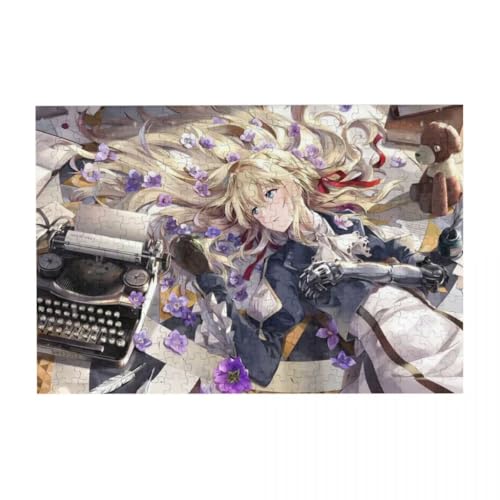Anime Character Jigsaw, Violet Evergarden/Claudia Hodgins Figure Poster, 200/300/500 Pieces DIY Educational Jigsaws (Wooden) von Tongyundacheng