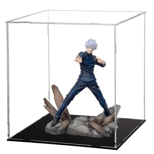 Anime JJK Gojo Satoru Figur, 17cm Gojo Satoru Actionfigur mit Acryl Display Box (20x20x25cm) Sammlerstück PVC Modell Anime Charakter Statue Ornament von Tongyundacheng