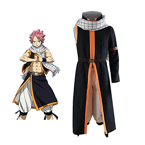 Fairy Tail Etherious Natsu Dragneel Cosplay Kostüm Anime Uniform Täglich Kostüm Anzüge Halloween Party Karneval Kostüm, Natsu Dragneel, S von Tongyundacheng