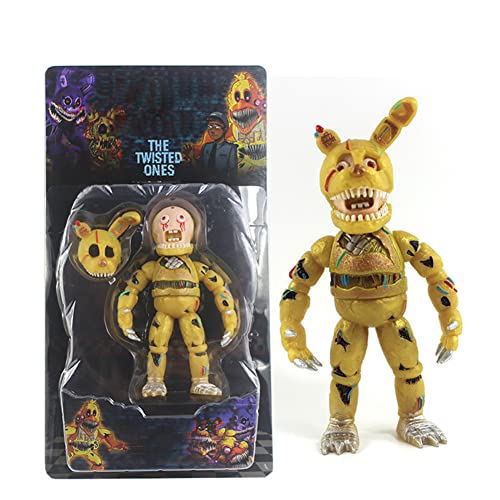 Five Nights Game Pizzeria Simulator Actionfigur 16,5 cm, Animatronics [Nightmare Foxy/Bonnie/Chica/Fazbear] von Tongyundacheng