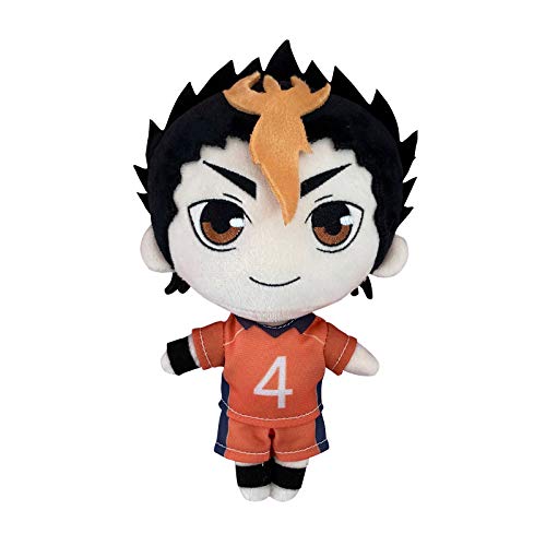 Haikyuu Anime-Plüschpuppe, 20 cm, Oikawa Tooru Kenma Kozume Shoyo Hinata Kuroo Tetsurou Cartoon, niedlich, weich, gefüllte Figur, Zuhause, Sofa, Raumdekoration, Yu Nishinoya, 20 cm von Tongyundacheng