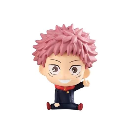 JJK Mini Figur Anime Yuji Itadori Action Figure Statue PVC Sammelbare Modell JJK Decorations Desktop Ornamente Geschenk für Anime Fans, 5cm JJK Mini Figur Anime Yuji Itadori Action Figure Statue PVC Sammelbare Modell JJK Decorations Desktop Ornamente Geschenk für Anime Fans, 5cm von Tongyundacheng