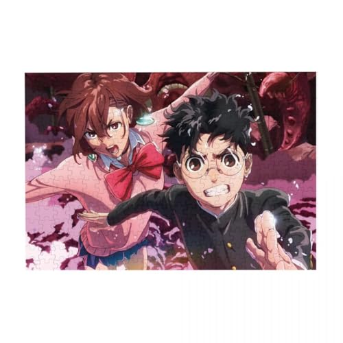Japanisches Anime-Puzzle – Ayase Momo/Okarun/Turbo Oma zum Sammeln, rechteckiges Puzzle, Holzposter zum Selbermachen, Anime-Poster (200/300/500 Teile) von Tongyundacheng