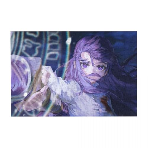 Japanisches Anime-Puzzle – Frieren/Himmel/Farn Sammlerstück, rechteckiges Puzzle – Holz DIY Anime Poster (200/300/500 Teile) von Tongyundacheng