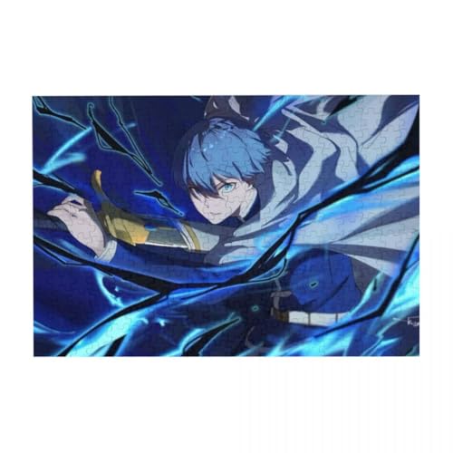 Japanisches Anime-Puzzle – Frieren/Himmel/Farn Sammlerstück, rechteckiges Puzzle – Holz DIY Anime Poster (200/300/500 Teile) von Tongyundacheng