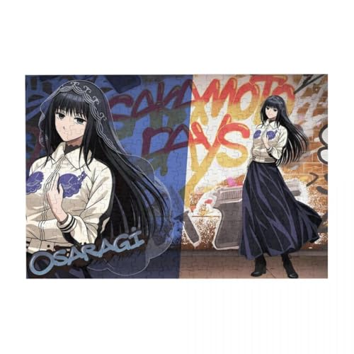 Japanisches Anime-Puzzle – Sakamoto Taro/Asakura Shin/Shaotang Ru rechteckiges Puzzle – Holz DIY Anime Poster (200/300/500 Teile) von Tongyundacheng