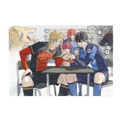 Japanisches Anime-Puzzle – Seishiro Nagi/Bachira Meguru/Reo Mikage rechteckiges Puzzle – Holz DIY Anime Poster (200/300/500 Teile) von Tongyundacheng