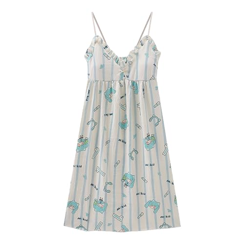 Miku Cosplay Kleidung für Damen Miku Anime Rock Homewear Nachtwäsche Trägerkleid Anime Charakter Cosplay Kostüme Geschenk für Fans Miku Cosplay Kleidung für Damen Miku Anime Rock Homewear Nachtwäsche Trägerkleid Anime Charakter Cosplay Kostüme Geschenk für Fans von Tongyundacheng