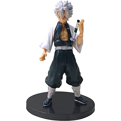 Shinazugawa Sanemi Actionfigur 16cm - Anime Figur Modell Kimetsu No Yaiba PVC Statue Modell Sammlerstücke Heimdekoration Ornamente von Tongyundacheng