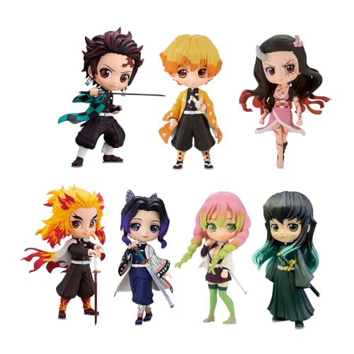Tongyundacheng 7 Stück Anime Kimetsu No Yaiba Actionfigur Manga Charaktere Statue Modell PVC Desktop Dekorationen Sammlergeschenke für Anime Fans Tongyundacheng 7 Stück Anime Kimetsu No Yaiba Actionfigur Manga Charaktere Statue Modell PVC Desktop Dekorationen Sammlergeschenke für Anime Fans von Tongyundacheng
