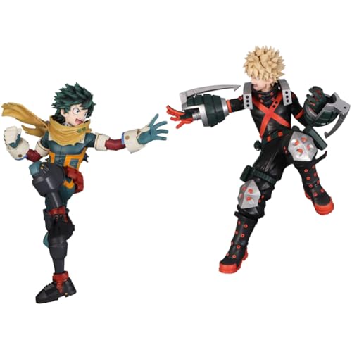 Tongyundacheng Anime Actionfiguren MHA Midoriya Izuku & Bakugou Katsuki Stehende Figur Sammelfiguren Modell Manga PVC Statue Desktop Dekoration Ornament, 21 cm Tongyundacheng Anime Actionfiguren MHA Midoriya Izuku & Bakugou Katsuki Stehende Figur Sammelfiguren Modell Manga PVC Statue Desktop Dekoration Ornament, 21 cm von Tongyundacheng