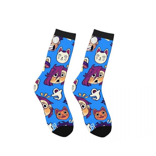 Tongyundacheng Anime-Cosplay-Socken, Unisex, Ayase-Momo/Okarun-Socken, niedliche Cartoon-Socken, Turbo, Oma, Merch, Anime-Druck Tongyundacheng Anime-Cosplay-Socken, Unisex, Ayase-Momo/Okarun-Socken, niedliche Cartoon-Socken, Turbo, Oma, Merch, Anime-Druck von Tongyundacheng