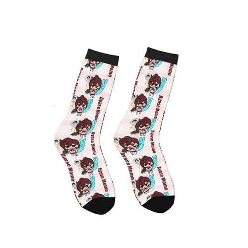Tongyundacheng Anime-Cosplay-Socken, Unisex, Ayase-Momo/Okarun-Socken, niedliche Cartoon-Socken, Turbo, Oma, Merch, Anime-Druck von Tongyundacheng