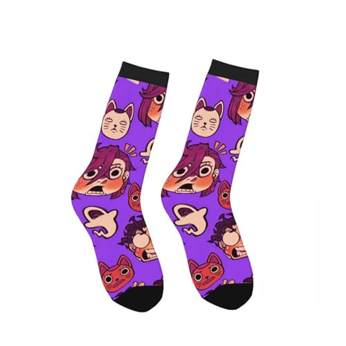 Tongyundacheng Anime-Cosplay-Socken, Unisex, Ayase-Momo/Okarun-Socken, niedliche Cartoon-Socken, Turbo, Oma, Merch, Anime-Druck Tongyundacheng Anime-Cosplay-Socken, Unisex, Ayase-Momo/Okarun-Socken, niedliche Cartoon-Socken, Turbo, Oma, Merch, Anime-Druck von Tongyundacheng