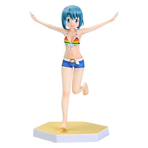 Tongyundacheng Anime Kaname Madoka Figure Miki Sayaka Action Figure Anime Character Models PVC Collectible Statue Desktop Decoration Ornament von Tongyundacheng