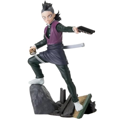 Tongyundacheng Anime Shinazugawa Genya Figur Kimetsu No Yaiba Actionfigur Manga Character PVC Statue 16cm Modell Ornament Desktop Sammlerstücke für Anime-Fans von Tongyundacheng