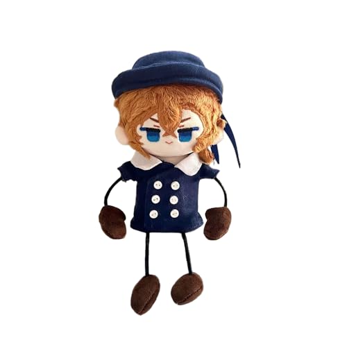 Tongyundacheng BSD Anime Plüschfiguren, Nakahara Chuuya/Akutagawa Ryunosuke Stofffigur, niedlicher Cartoon-Rucksack-Anhänger, Anime-Cosplay-weiche Figur, Dekoration, Geschenk, 12 cm Tongyundacheng BSD Anime Plüschfiguren, Nakahara Chuuya/Akutagawa Ryunosuke Stofffigur, niedlicher Cartoon-Rucksack-Anhänger, Anime-Cosplay-weiche Figur, Dekoration, Geschenk, 12 cm von Tongyundacheng