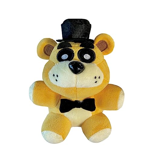 Tongyundacheng FNAF Plüschpuppe Bonnie Foxy Chica Golden Bear süße gefüllte Puppen Sammlerstücke – Geschenke für FNAF-Fans, 18 cm von Tongyundacheng