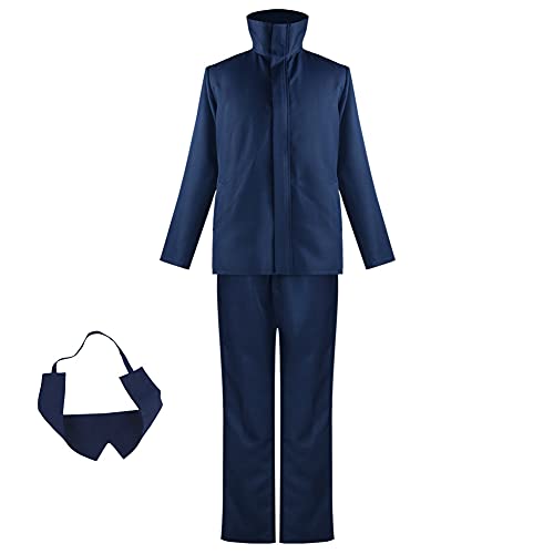 Tongyundacheng Gojo Satoru Cosplay Kostüm Anime Uniform Full Set Halloween Karneval Fasching Party Anzug für Herren Jungen von Tongyundacheng