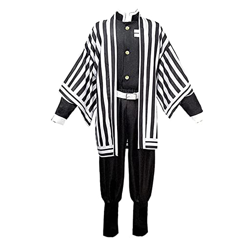 Tongyundacheng Iguro Obanai Cosplay Kostüm Umhang Kimono Set Komplettset Halloween Party Dress Up Outfits für Männer Tongyundacheng Iguro Obanai Cosplay Kostüm Umhang Kimono Set Komplettset Halloween Party Dress Up Outfits für Männer von Tongyundacheng
