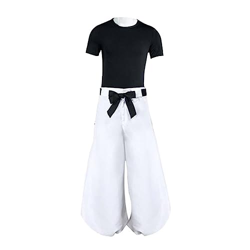 Fushiguro Toji Cosplay Kostüm Uniform Outfit Fushiguro Toji Kurzarm Hemd Hose Outfit für Halloween Party Dress Up von Tongyundacheng