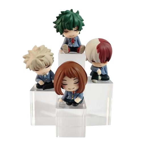 Tongyundacheng MHA Minifiguren-Set, Midoriya Izuku/Uraraka Ochako Anime sitzende Statue, 6 cm PVC-Actionfigur, Sammlerstück, Manga-Desktop-Ornamente, 4-teilig Tongyundacheng MHA Minifiguren-Set, Midoriya Izuku/Uraraka Ochako Anime sitzende Statue, 6 cm PVC-Actionfigur, Sammlerstück, Manga-Desktop-Ornamente, 4-teilig von Tongyundacheng