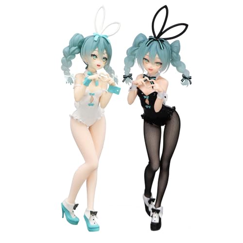 Tongyundacheng Miku Anime Figur - 2PCS Miku PVC Actionfigur - Niedliche Anime Sammlerstück Modell Statue - Home Desktop Dekoration von Tongyundacheng