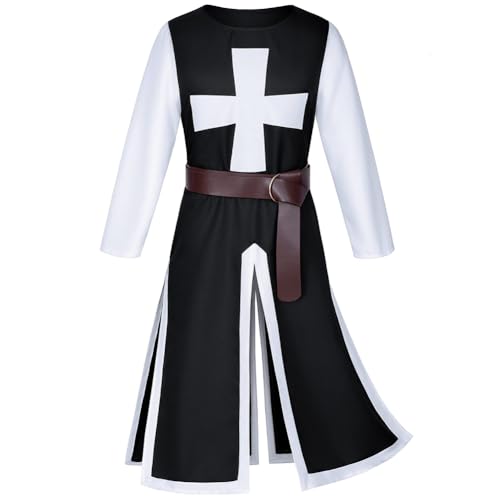 Tongyundacheng Mittelalterliches Cosplay-Kostüm, Renaissancekrieger, Kreuzritter-Kostüm, Erwachsenenkostüm, Mittelalter-Korsett, Robe, Halloween, Vintage-Outfits für Herren Tongyundacheng Mittelalterliches Cosplay-Kostüm, Renaissancekrieger, Kreuzritter-Kostüm, Erwachsenenkostüm, Mittelalter-Korsett, Robe, Halloween, Vintage-Outfits für Herren von Tongyundacheng