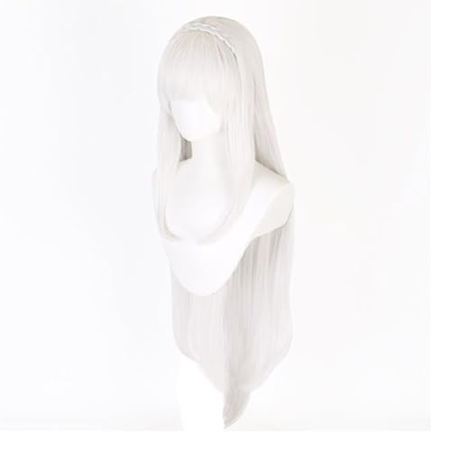 Tongyundacheng Re 0 Emilia Cosplay Nachtwäsche Emilia Anime Homewear Halloween Kostüm Sets Comic Con Outfit Anime Party Dress Up für Frauen von Tongyundacheng