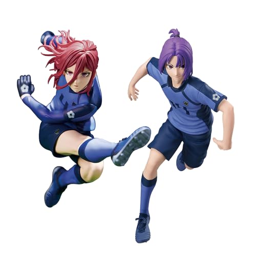 Tongyundacheng Reo Mikage Figur Anime Charakter Actionfiguren PVC-Modell Statue Chigiri Hyoma Sammlerstück Ornamente Home Desktop Dekorationen Geschenk für Anime Fans von Tongyundacheng