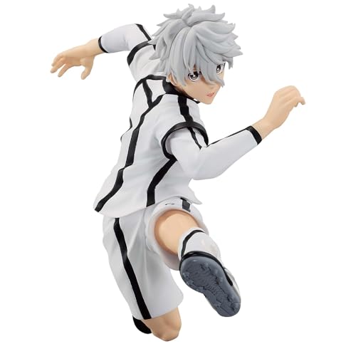 Tongyundacheng Seshiro Nagi Figur Reo Mikage Actionfigur White Jersey Ver. Anime Charakter Modell Statue Home Desktop Dekorationen PVC Sammlerstück Ornamente, 17 cm von Tongyundacheng