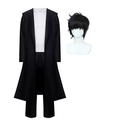 Tongyundacheng Sung Jin Woo Cosplay Kostüm für Herren Anime Sung Jin Woo Hoodie Jacket Halloween Cosplay Outfit kompletter Satz Karneval Dress Up Tongyundacheng Sung Jin Woo Cosplay Kostüm für Herren Anime Sung Jin Woo Hoodie Jacket Halloween Cosplay Outfit kompletter Satz Karneval Dress Up von Tongyundacheng