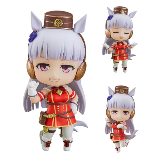 Uma Musume Pretty Derby Anime-Figur, Goldschiff, Actionfigur, PVC, Anime-Charakter, Modell, Desktop-Ornamente, Sammlung, Geschenk, 10 cm von Tongyundacheng
