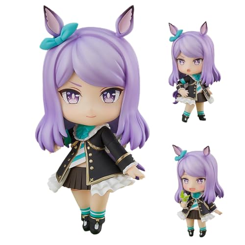Uma Musume Pretty Derby Anime Figur Mejiro McQueen Actionfigur PVC Anime Charakter Modell Desktop Ornamente Sammlung Geschenk 10 cm von Tongyundacheng