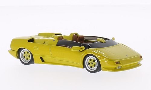 Lamborghini Diablo Roadster Prototyp, dunkelgelb, 1992, Modellauto, Fertigmodell, WhiteBox 1:43 von Lamborghini