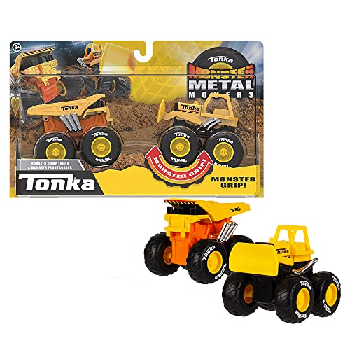 Monster Metal Movers Kombi-Pack – Bausstellenzone, Tonka, Kinder Konstruktionsspielzeug, Baustellenfahrzeug-Spielset, Geschenk für Jungen und Mädchen, für Kinder ab 3 Jahren von Basic Fun