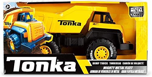 Tonka 6061 Mighty Metal Fleet,8 Inch Die-Cast Dumper Truck Toy for Boys and Girls,Kids Construction Toys,Vehicle Toys for Creative Play,Traditional Toy Trucks for Children Aged 3 +,Blue(Bright Blue) von Tonka