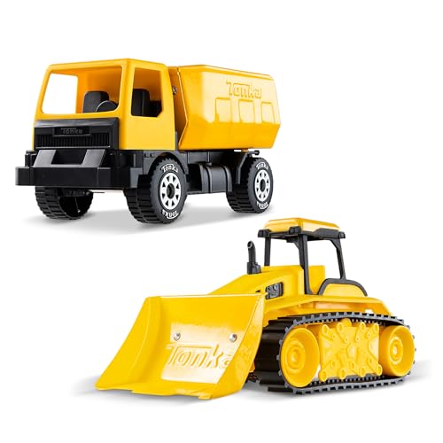 Tonka - Steel Classics Giga Series - Muldenkipper & Bulldozer, 2er-Pack Tonka - Steel Classics Giga Series - Muldenkipper & Bulldozer, 2er-Pack von Tonka