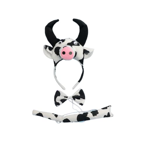 Tonone 3 Pc/Set Kuh Cosplay Set-Partei Halloween-zubehör Tonone 3 Pc/Set Kuh Cosplay Set-Partei Halloween-zubehör von Tonone
